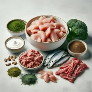 Receta fáciles BARF de Pollo y Sardinas