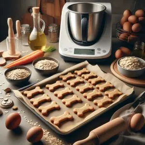 Receta de Galletas de Avena y Zanahorias para mascotas con Thermomix