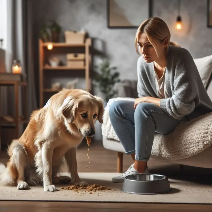 El vómito en perros, causa y cómo solucionarlo El vómito en perros, causa y cómo solucionarlo