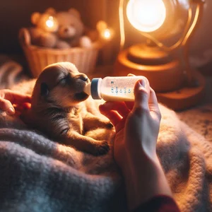 cómo darle leche a los cachorros